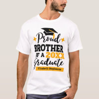 Proud Brother 2022 afstuderen de naam van het zwar