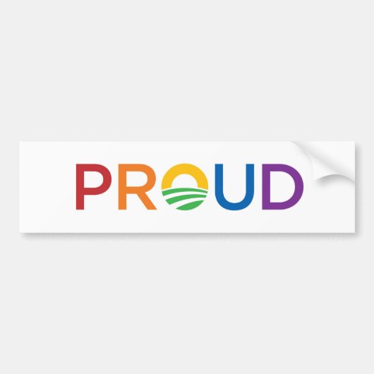 Proud Bumpersticker (Voorkant)