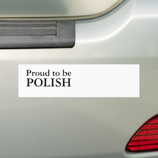 Proud Bumpersticker (Op auto)