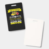 Proud Bus-stuurprogramma Badge (Voor- en achterkant)