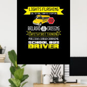 Proud Bus-stuurprogramma Poster (Thuiskantoor)