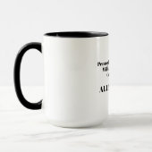 * PROUD CADET-MOK (15 OZ) met Blk-sierstrip Mok (Links)
