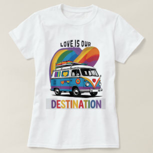 Proud Camper - T-shirt Pride RV Arc-en-ciel