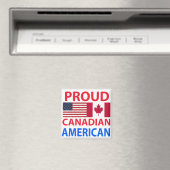 Proud Canadian American Magneet (Insitu (Vaatwasser))