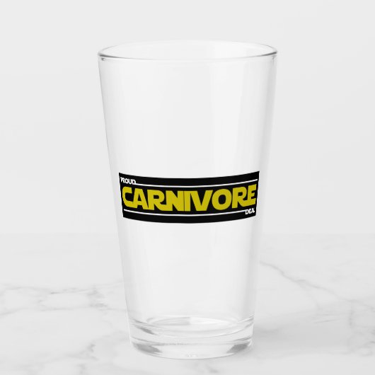 Proud Carnivore Deal. Glas (Voorkant)