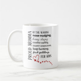 Proud Cat & Dog Momma Coffee Mug Koffiemok