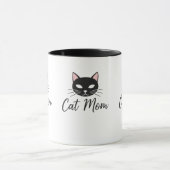 Proud Cat Mom Coffee Mug  Cute Pet Mom Gift (Centre)