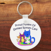 Proud Cat Parent Sleutelhanger (Voorkant)