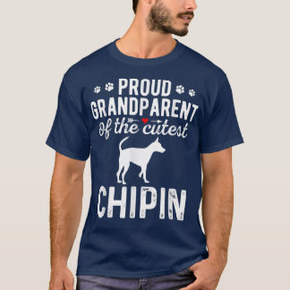Proud Chipin Grandouders of the Cutest Chipin Dog T-shirt