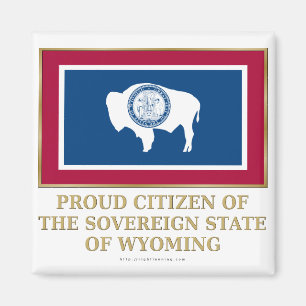 Proud Citizen of Wyoming Magneet