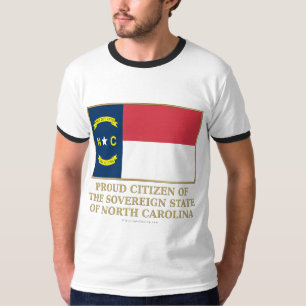 Proud Citizen van North Carolina T-shirt