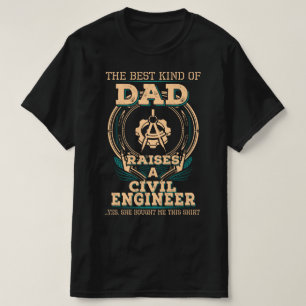 Proud Civil Engineer pap T-shirt