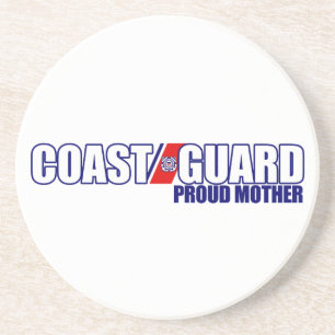Proud Coast Guard-moeder Zandsteen Onderzetter