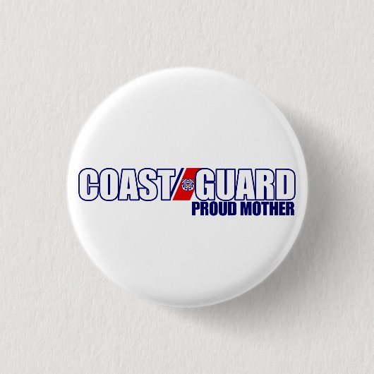 Proud Coast Guard Ronde Button 3,2 Cm (Voorkant)