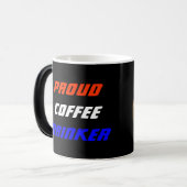 Proud Coffee Drinker Morphing Mok (Voorkant links)