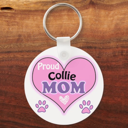 Proud Collie Ma Sleutelhanger (Voorkant)