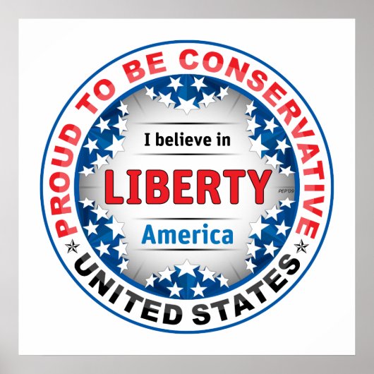 Proud Conservative Poster (Voorkant)