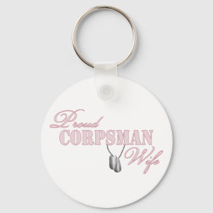 Proud Corpsman Wife Sleutelhanger
