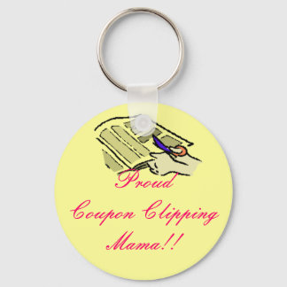 Proud Coupon Clipping Mama Sleutelhanger