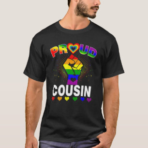 Proud Cousin Rainbow Lgbt Gay Pride Month T-shirt