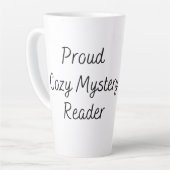 Proud Cozy Mystery Reader Latte Mok (Linkerhoek)