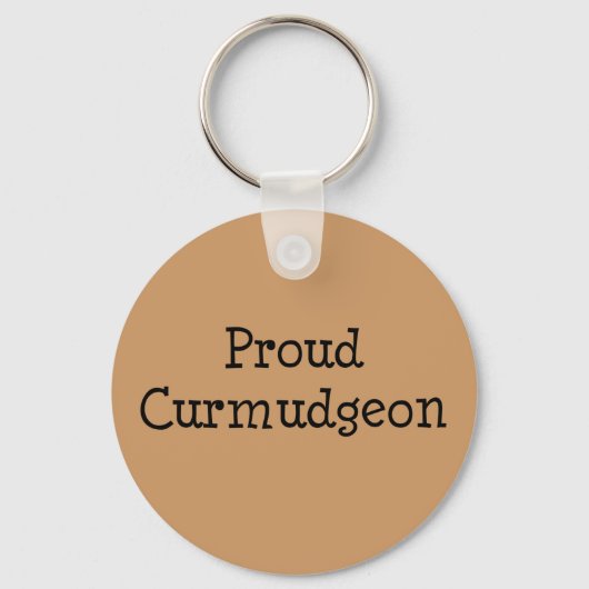 Proud Curmudgeon Sleutelhanger (Voorkant)