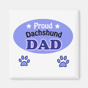 Proud Dachshund dad Magneet