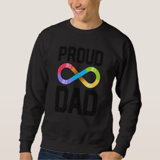 Proud Dad Autism Family Autistic Father Infinity S Trui
