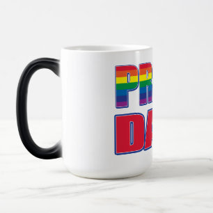 Proud Dad - Gay Pride Magische Mok