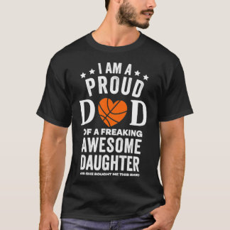 Proud dad shirt basketbal van Daughter Pullover