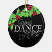 Proud Dance Mam Drill Team Kerstmis Keramisch Ornament (Links)