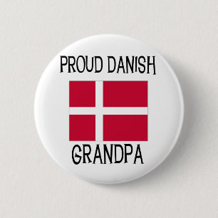 Proud Danish Grandpa Ronde Button 5,7 Cm