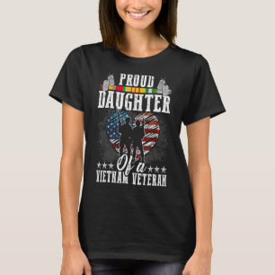 Proud Daughter of a Vietnam Veteran Veterans Day T-shirt