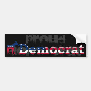 Proud Democraat Bumpersticker