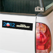 Proud Democraat Bumpersticker (Op Truck)