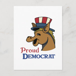 PROUD DEMOCRAT BRIEFKAART