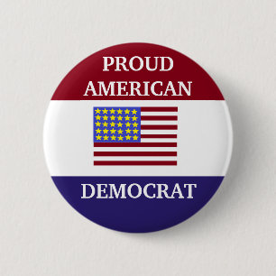 PROUD DEMOCRAT BUTTON