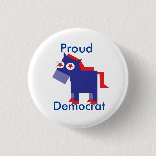 Proud-democratische Button (Voorkant)