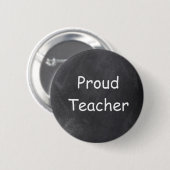 Proud docer Chalkboard Design Gift Idee Ronde Button 5,7 Cm (Voorkant /achterkant)