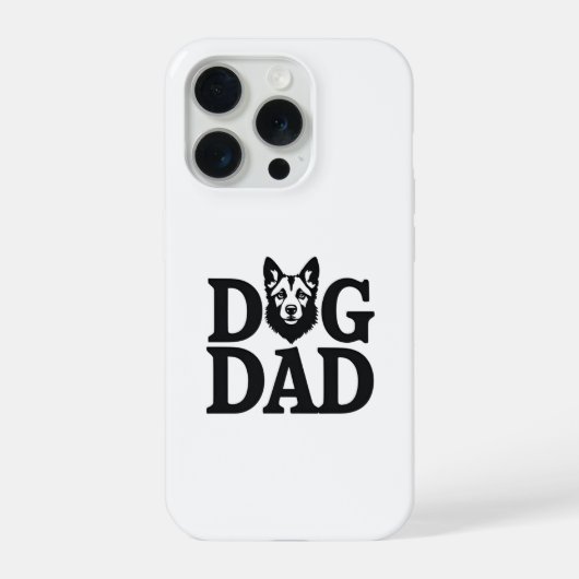 Proud Dog Dad Apparel & Accessories iPhone Hoesje (Achterkant)