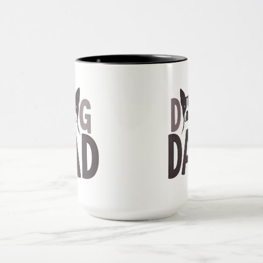 Proud Dog Dad Apparel & Accessories Mok (Midden)