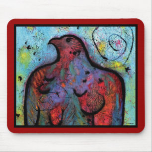 Proud Eagle Mousepad - 9,25 x 7,75 inch Muismat