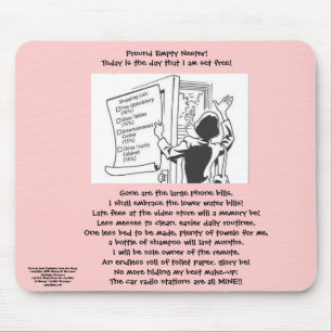 Proud Empty Nester Mousepad Muismat