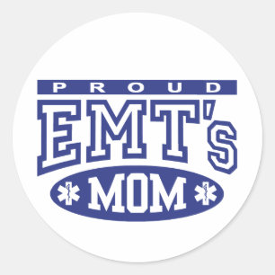 Proud EMT's moeder Ronde Sticker
