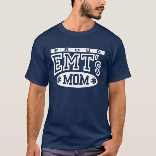 Proud EMT's moeder T-shirt (Voorkant)