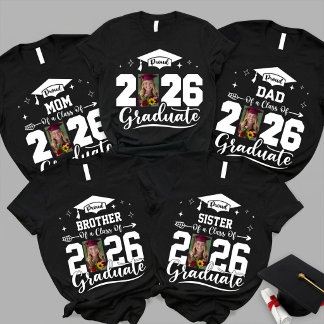 Proud Family Graduate T-shirts: Senior 2026 Cadeau T-shirt