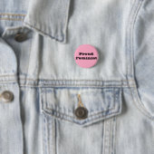 Proud Feminist Ronde Button 3,2 Cm (In situ)
