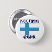 Proud Fins grootma Ronde Button 5,7 Cm (Voorkant /achterkant)