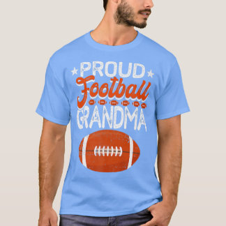Proud Football Grandma Moederdag Sport Lover Ma T-shirt