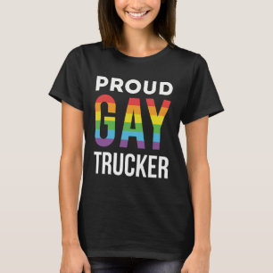 Proud Gay Trucker T-shirt